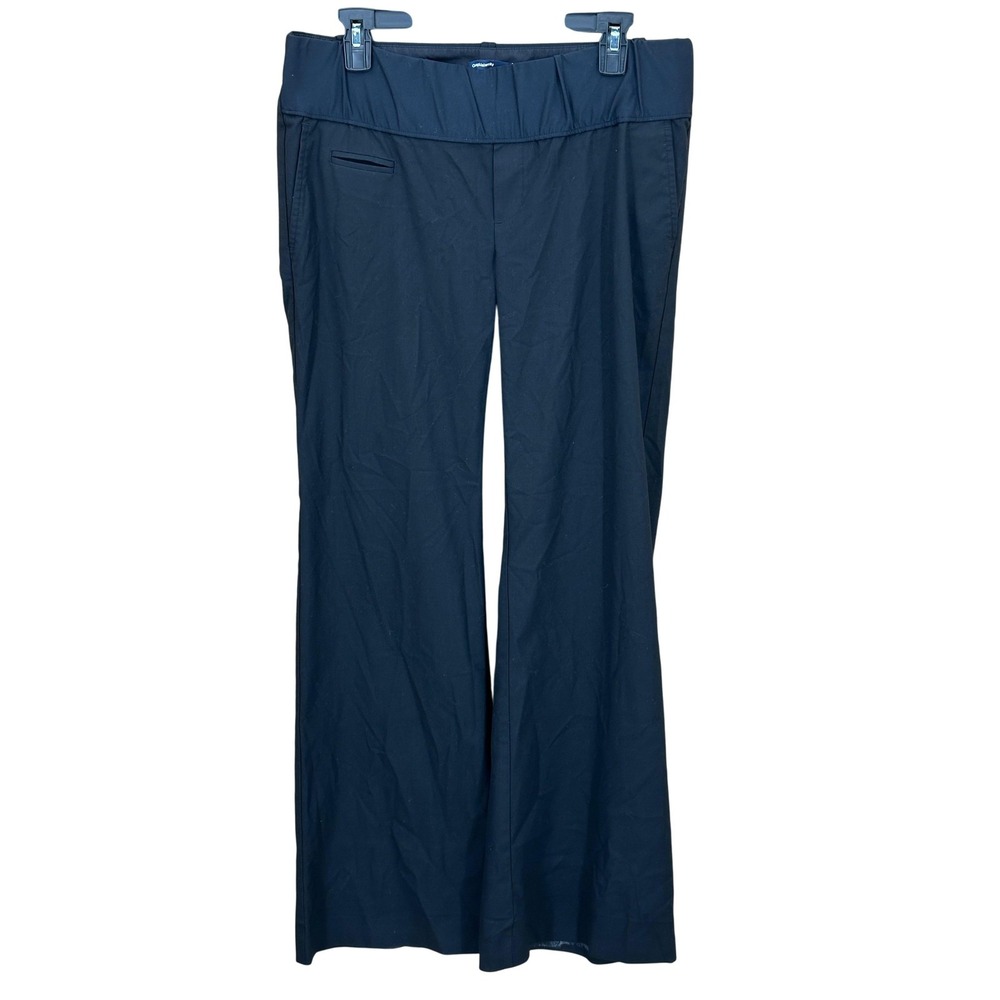 Gap‎ Maternity Pants Womens 6 Long Black Stretch Pull On Comfortable Bootcut